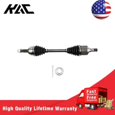 Front Left CV Axle Shaft Assembly with Axle Nut For 2007-2012 Nissan Sentra 2.0L