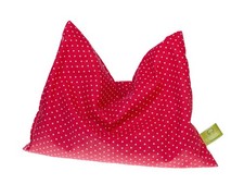 Coussin à Noyaux de Cerise Bio Chauffant Micro-Onde Miniblings Rouge Pois Blanc