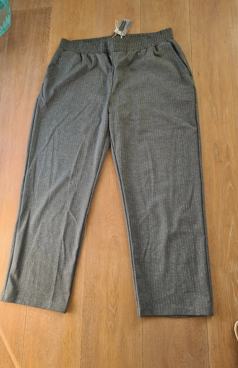 Betty & Co Stoffhose - Grau Schwarz/grau