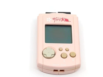 SEGA Dreamcast VMU Visual Memory Sakura Wars Pink HKT-7000 OEM Japan Testé - Photo 1/4