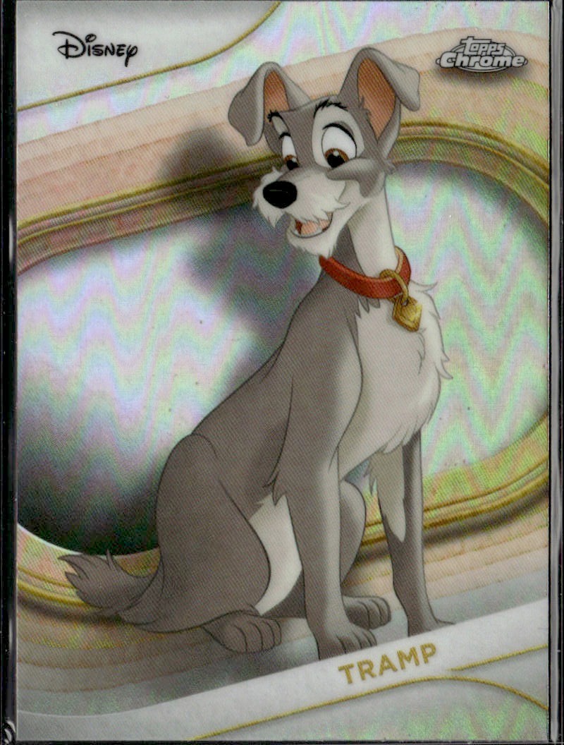2025 Disney Chrome Tramp #71 Refractor Trading Card 