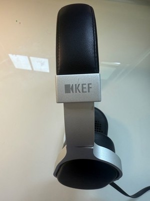 KEF M500 Hi-Fi Headphones Silver Used