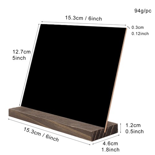Blackboard Ornaments Writing Sign Notice Boards for Home Double-sided - Picture 9 of 12