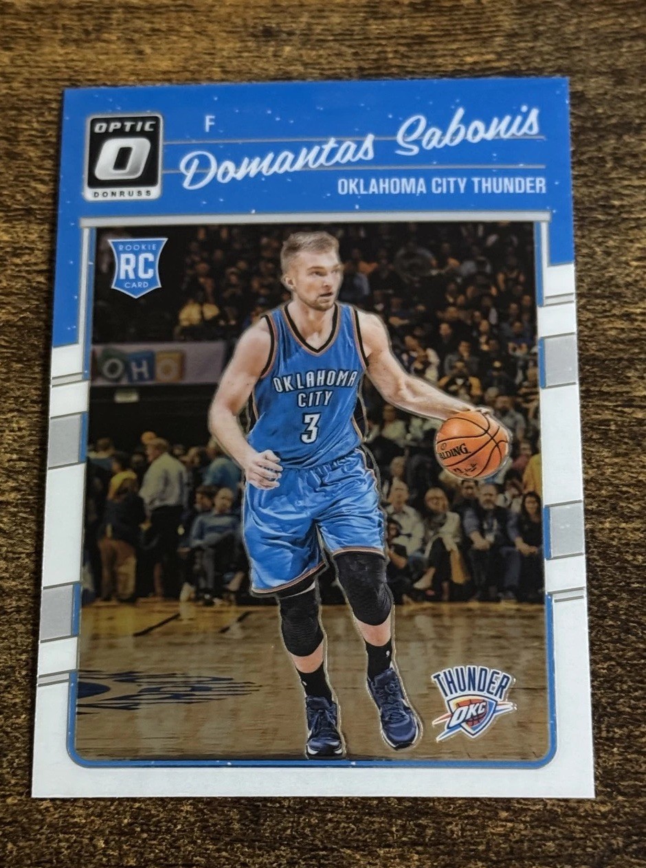 2016-17 Panini Donruss Optic Rated Rookie Domantas Sabonis #161 RC Thunder Free