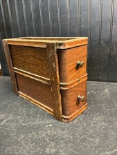 Antique Early 1900's Singer Sewing Machine Double Box Frame 2 Drawer