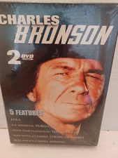Charles Bronson  2-DVD SET/5-MOVIES NEW FACTORY SEALED SEE PHOTOS