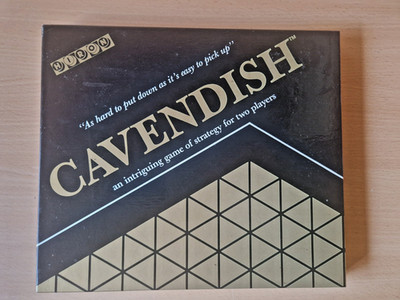 CAVENDISH VON HIRON TOLLES VINTAGE SELTENES STRATEGIE-BRETTSPIEL FÜR 2 SPIELER KOMPLETT SEHR GUTER ZUSTAND