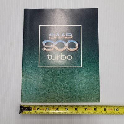 1979 Saab 900 Turbo Brochure Original Dealer Sales Catalog Specs Vintage
