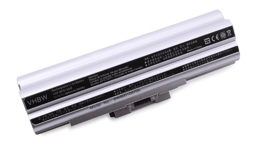 vhbw batteria compatibile con Sony Vaio VGN-AW11XU/Q, VGN-AW11M/H, VGN-AW11S/B notebook (6600mAh, 11,1V, Li-Ion) - infochip