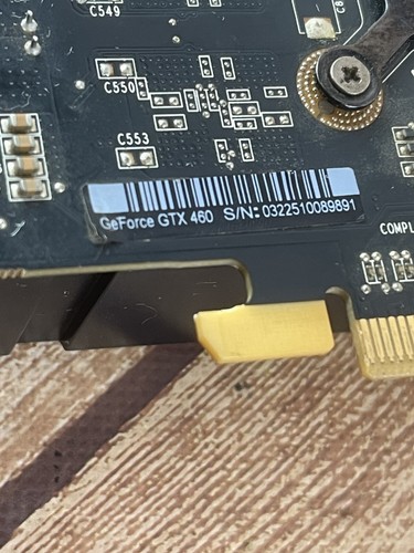 NVIDIA GeForce GTX 460 (PCI-E) 768MD S/N:0322510089891 - Picture 9 of 9