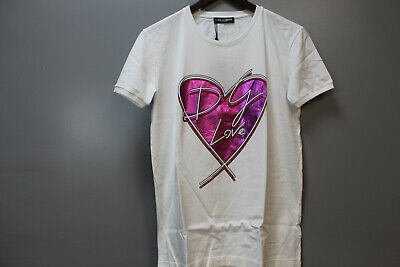 Dolce & Gabbana Dg Love Heart Print T-Shirt Color:White Multi Size: 38 Nwt | eBay Dolce & Gabbana Dg Love Heart Print T-Shirt Color:White Multi Size: 38 Nwt | eBay