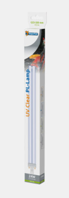 Superfish UV Lampe UVC Clear PL Lampe G23 315mm 24 Watt Filter Fische Teich