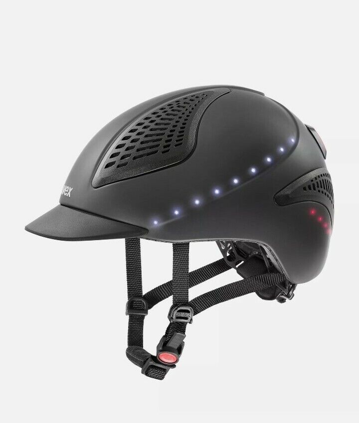 UVEX Exxential II LED Riding Equestrian Helmet Size S/M 55-57CM READ DESCRIPTION