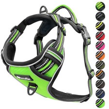 Hundegeschirr Kleine Hunde, Anti-Zug Brustgeschirr mit Tasche Reflektierend, XS