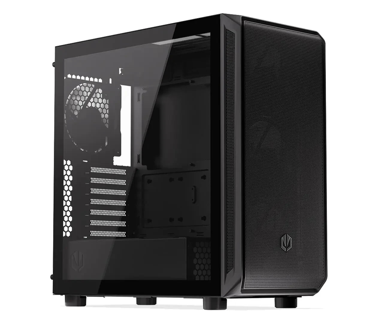 ОДОБРИТЕ Arx 700 Air Middle Tower для использования с компьютерами Glas Schwarz использующими ATX ITX 21390₽