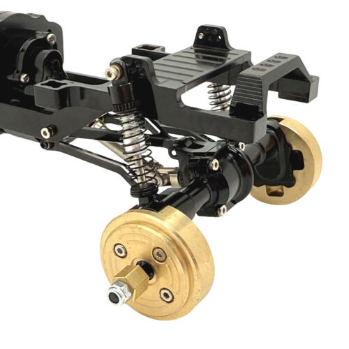 Full Metal Complete Car Frame Two-speed Gearbox for FMS 1/24 Power Wagon FCX24 - Picture 5 of 15