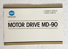 Minolta Motor Drive MD-90 Instructions
