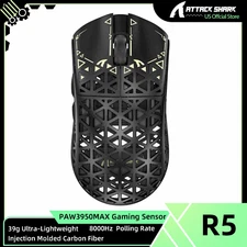 ATTACK SHARK R5 Ultra Carbon Fiber Wireless 8K PAW3950MAX Gaming Mouse