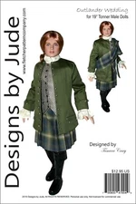 Outlander Wedding Jamie Doll Clothes Sewing Pattern 19" Tonner Mortimer Peter