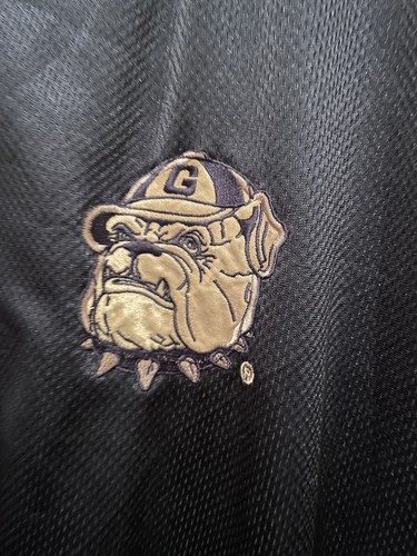 VTG 90s GEORGETOWN HOYAS NCAA Snap Up Shooting Warmup Shirt JERSEY Men’s XL - Picture 4 of 9