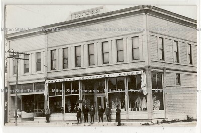 Louis Davidson Department Store, Hillman Michigan; history, photo postcard RPPC