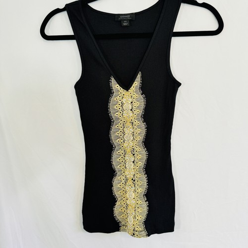 Top Dentelle Express - Noir - Taille XS - Occasion Très Bon état
