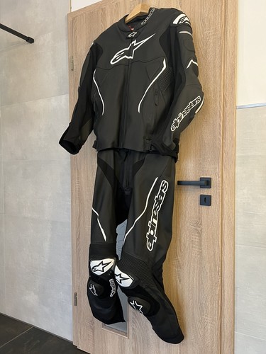 alpinestars motorrad Lederkombi Orbiter Gr 58 Handschuhe Carbon - Bild 2 von 11