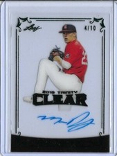 2018 Leaf Trinity Clear Acetate MASON DENABURG Green Foil Auto RC 4/10 Nationals