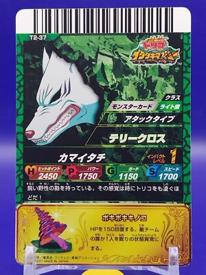 Terry Cloth Toriko Itadaki Master Character Card Bandai Japanese