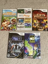 Lot Of 5 Nintendo Wii games With Manuals Untested