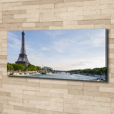 Leinwandbild Kunst-Druck 125x50 Bilder Eiffelturm Paris
