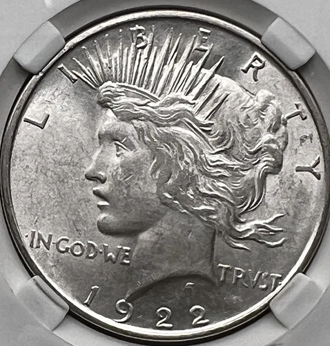 1922-D $1 Peace Dollar BU - 24754