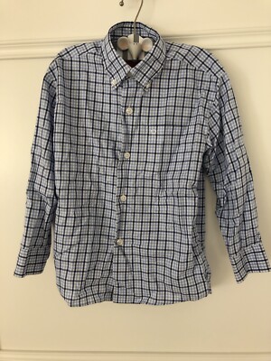 OLYMP * Hemd w. Polo Shirt * Gr 116  110 5 6 * blau hellblau weiß  kariert Neuwe