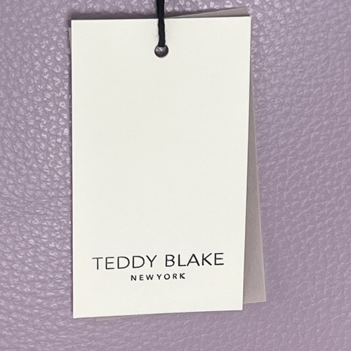 Teddy Blake Kate Stampato 12" - Lilac LEATHER Handbag Purse Tote NEW - Picture 4 of 20