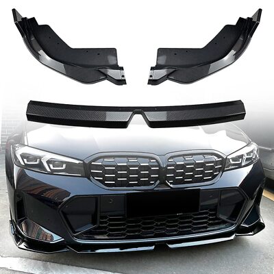 Auto Frontstoßstange Spoiler Lippe Für BMW 3er G20 LCI M Sport 320i 325i 2023+
