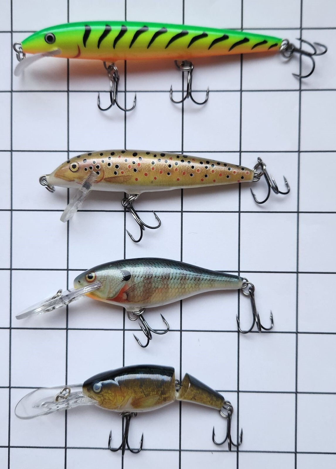 Assorted Rapala, Jointed, Mepp's Spinners & Lil Cleo Spoons: Bass, Walleye, Pike - Image 5
