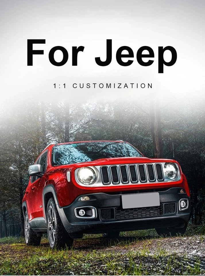 FOR 2007-2024 JEEP WRANGLER MOTOPTES CUSTOM CAR SEAT LEATHER CUSHIONS DURABLE - Image 2 of 4