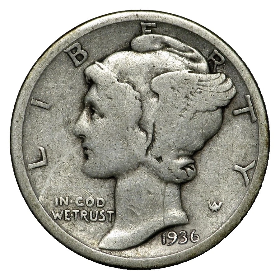 Circulated 1936 Year Mercury Dimes (1916-1945) for sale | eBay