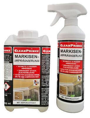 Markisenimprägnierung 2,5 L | Sonnensegel Sonnenschirm Schutz Spray Fleckschutz
