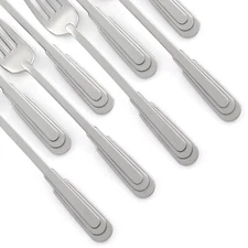 Oneida CITYSCAPE Stainless USA Glossy Well Used CHOICE Flatware Lots of 8