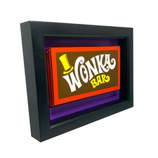 Willy Wonka Barra de Chocolate 3D Pop Arte de Pared Divertido Carteles de Cocina Caramelo Decoración Impresión