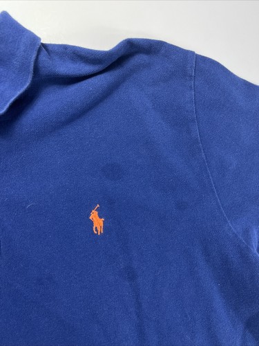 Polo Ralph Lauren Blue Mens Short Sleeve Polo Shirt Size XXL 2XL Cotton (read) - Picture 3 of 7