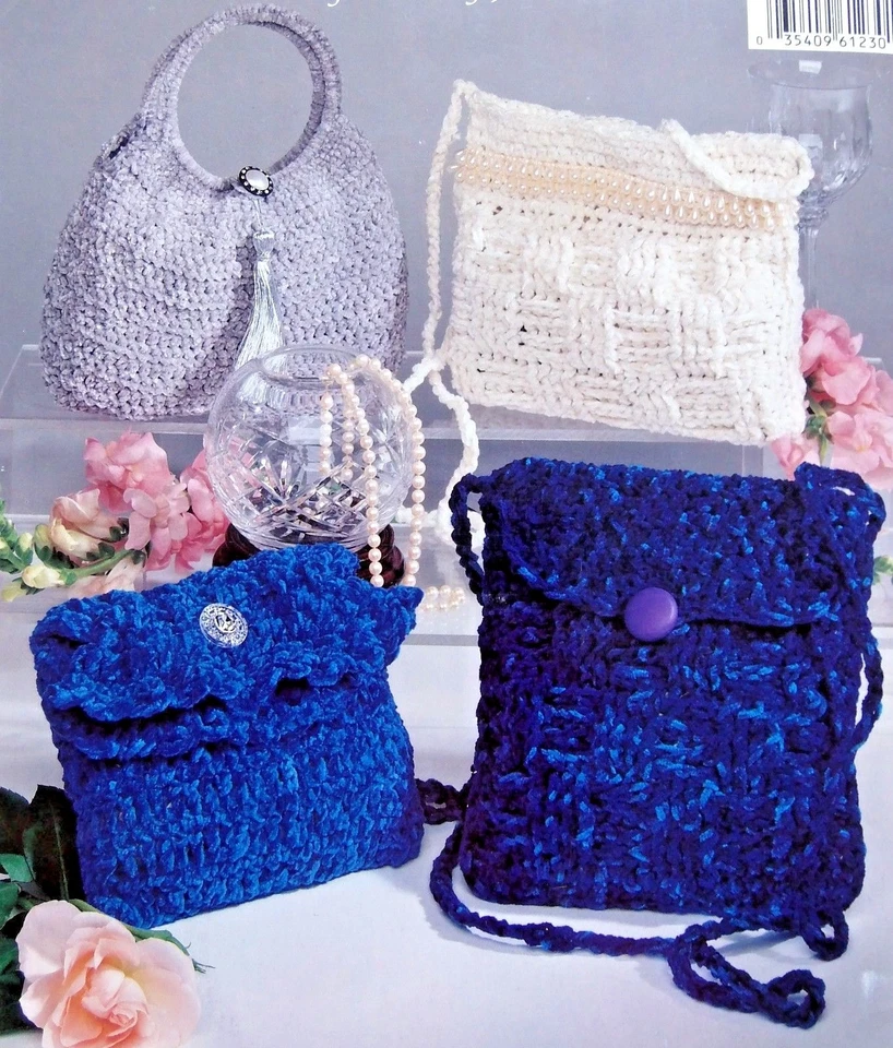 ASN Chenille Purses Crochet Pattern Book Judi Alweil - 1996 - Image 3 of 4