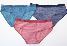 3 NEW Victoria's Secret VTG 2017 Silky Sheer Waistband Hipster Panties lot SMALL