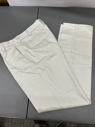 Nordstrom Pants Mens 30x32 Chino Khakis Flat Front Zip Casual Career - Picture 15 of 15