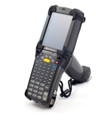SYMBOL MC9060 WINDOWS 64MB BARCODE SCANNER w/BATTERY, CHARGING DOCK & CASE *D17
