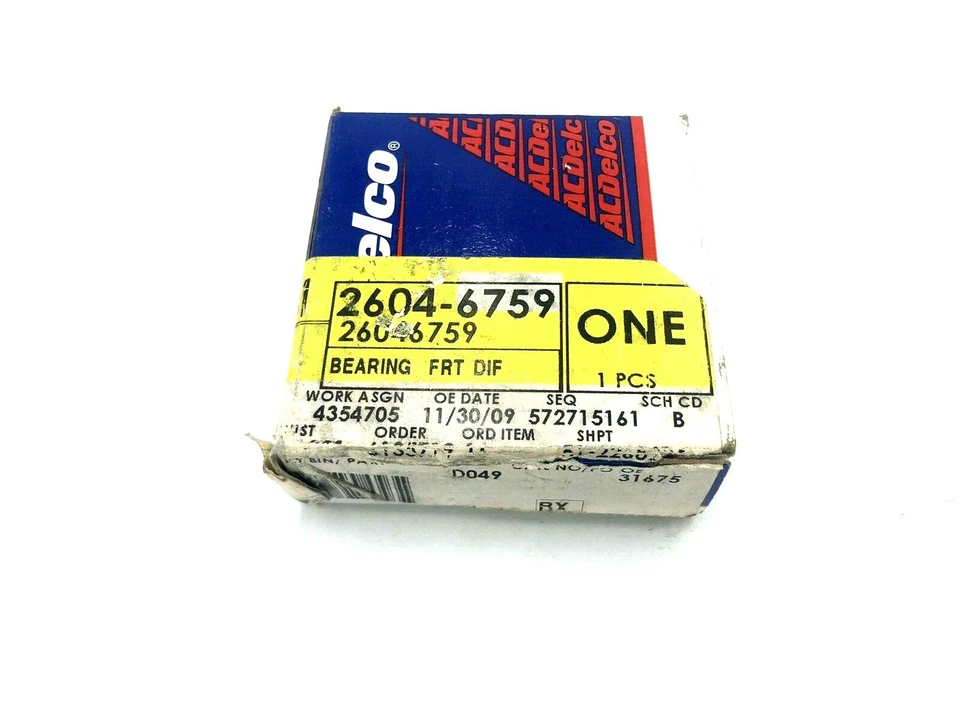 Оригинальный передний дифференциальный боковой подшипник GM 26046759 - Изображение 3 из 3