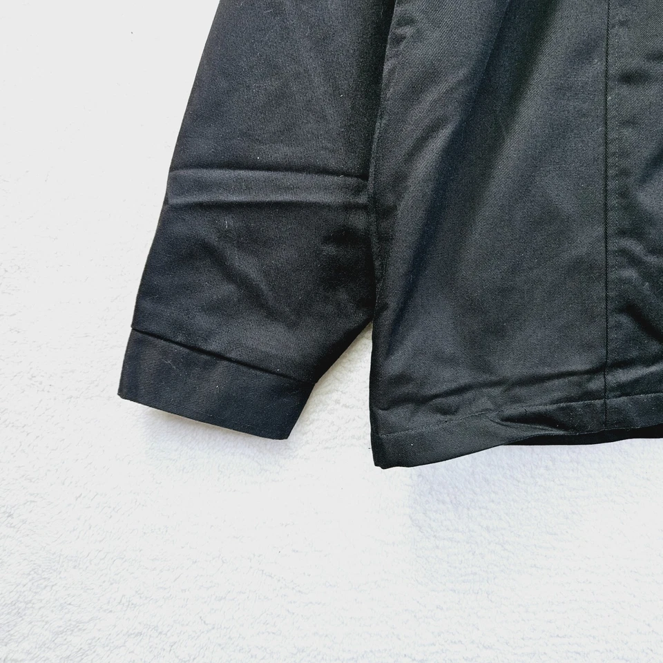 Casual Conceal Carry Weapon L Jacket Mens LA Police Gear Coat Black Zip Close - Image 3 of 4