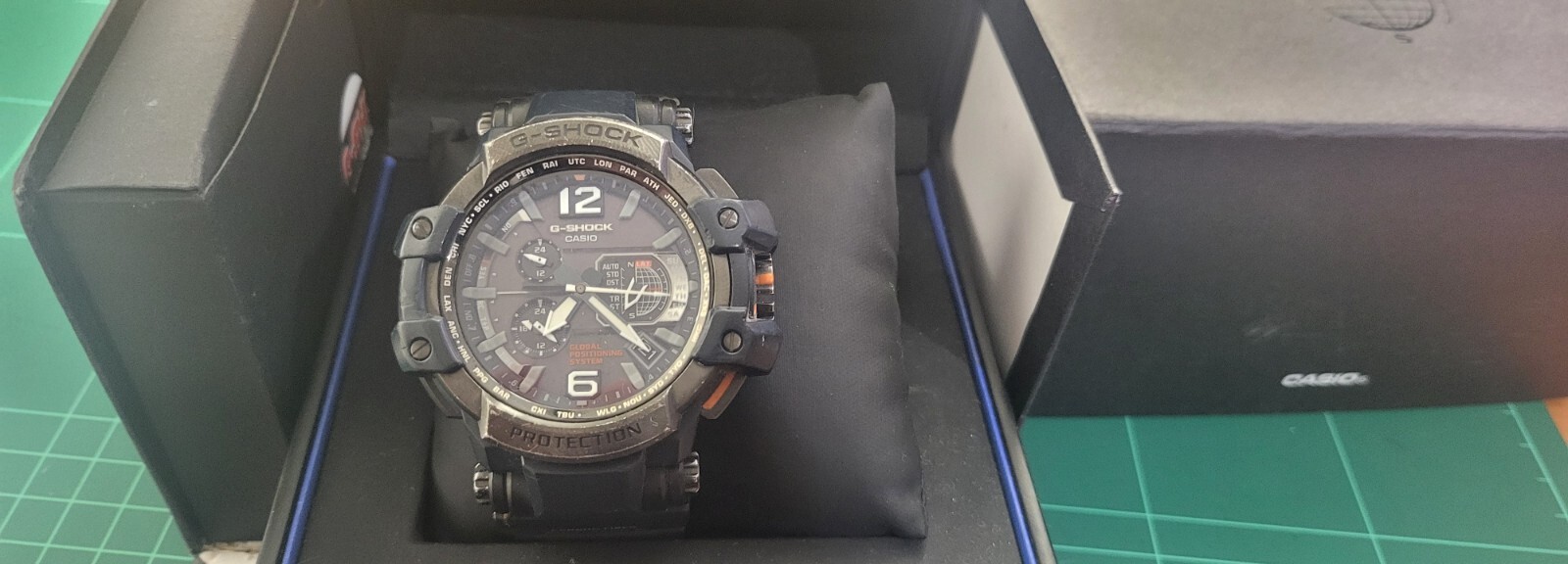 Casio G-Shock Gravity Master Solar GPS Hybrid Wave Ceptor Wstch