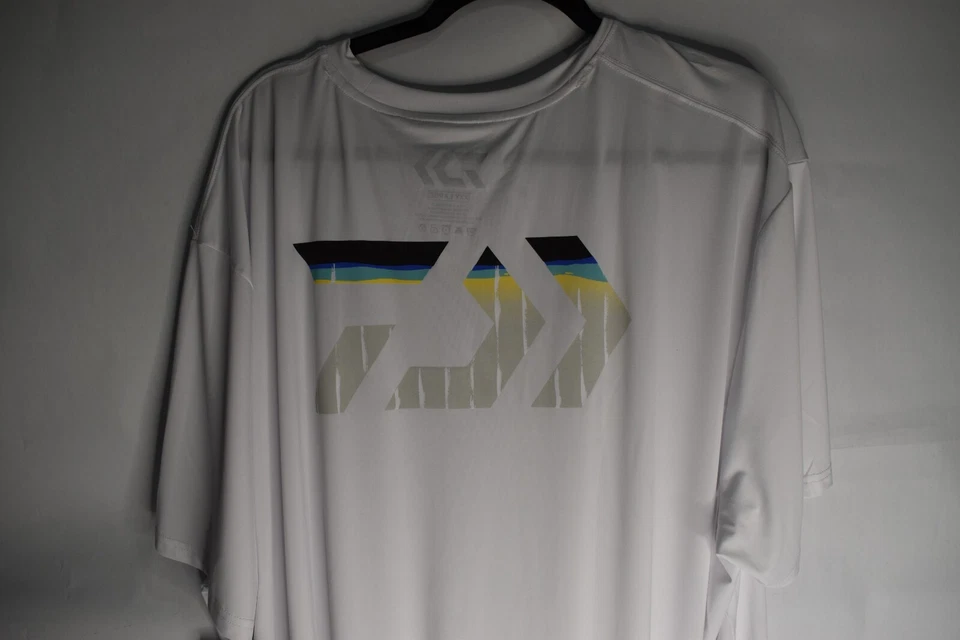 Camisa Daiwa manga curta desempenho albatina amarela tamanho: XXX-grande - Imagem 2 de 3